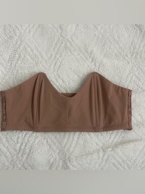 Fleur du Mal Lace-Trim Bandeau Bra in S